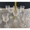 Image 2 : Mixed Longchamp Crystal Wine Glasses and Crystal Sherry Glasses