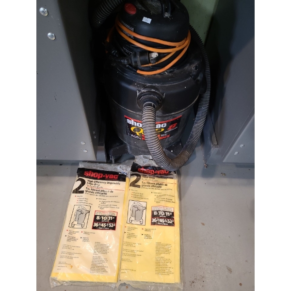 Shop Vac QPS 30 and Spare Bags 