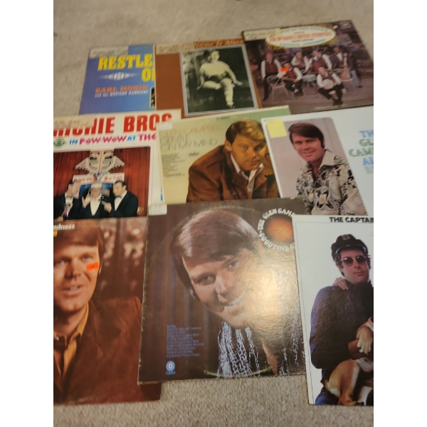 Vinyl Records Collection - Richie Bros Glen Cambell Earl Morin & Morin
