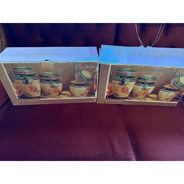 Gibson Apple Harvest Jar Set In Box