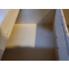 Image 2 : Wooden Utility Cupboard Painted White with 3 Drawers 33 T, 25 L, 20 W