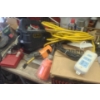 Image 17 : Work Bench With Hand Welded Pulley, Crank Hoist, and Workshop Tools