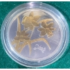 Image 2 : 2003 Golden Daffodil 50-Cent Sterling Silver With 22K Gold Plating Coin