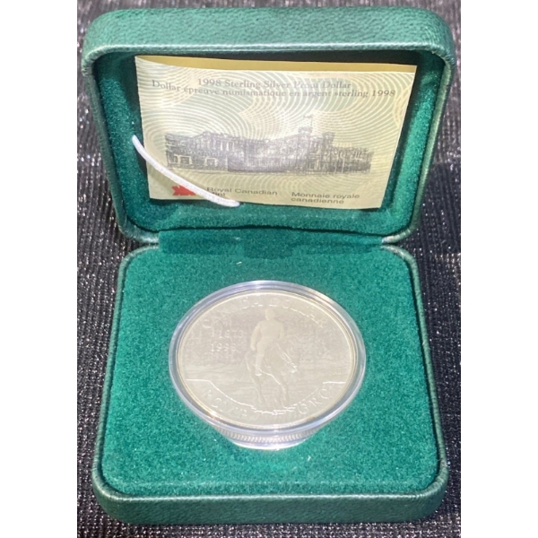 1998 125th Anniversary of RCMP Dollar Coin 92.5% Silver 25.175 Grams