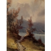 Image 2 : Large 'Mountain Lake' Print - 39x27 