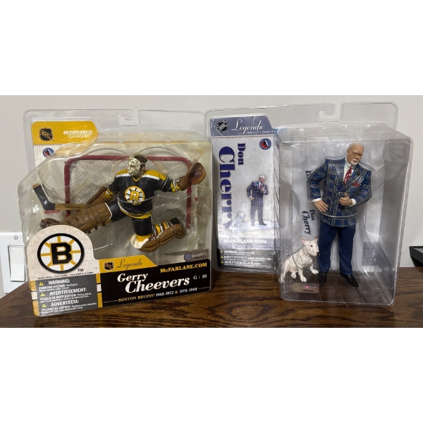 Don Cherry & Boston Bruins Gerry Cheevers Figurines