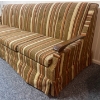Image 3 : Vintage Striped Sofa 88x35x33 Autumn Color Palette 