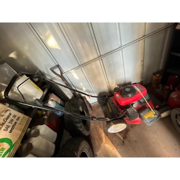 troy Built lawnmower with electric start