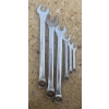 Image 1 : 6 Forged Alloy Steel Combination Wrenches SAE Sizes