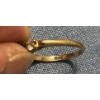 Image 3 : Small 10k Gold Ring W/ Gems/Stones Will Fit A Tiny Finger !