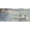 Image 3 : Fishing Boat Painting by Evelyn Napper 30 X 24