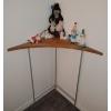 Image 1 : Corner Curio Shelf w/ Assorted Decorative Clowns & Bunny Rabbits