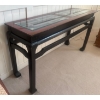 Image 2 : Elegant Wood & Glass Console Table/ Sofa Table  (52x16x28"tall)