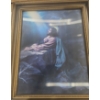 Image 2 : Assorted Wall Decor: Large Fan 56 X 31, Clock w/ Boat Design 15 X 23, Jesus Picture 13 X 16