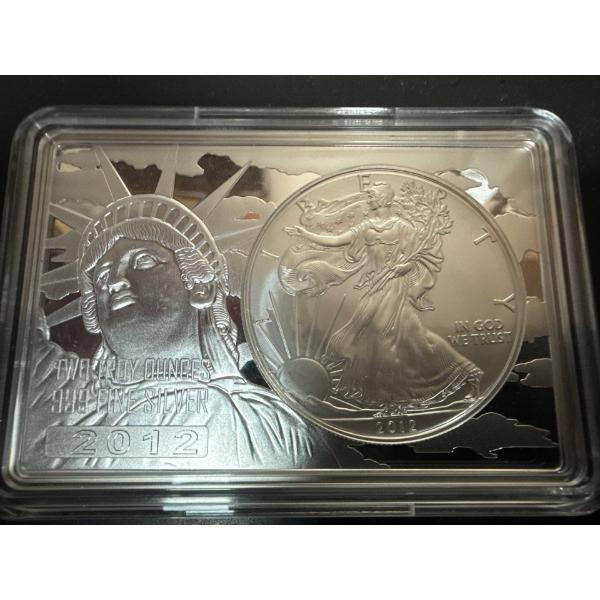 2012 3 Troy Ounce USA Special Limited Anniversary Coin & Bar United States Mint 5000 Mintage