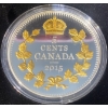 Image 2 : 2015 5-Cent Legacy of the Crossed Maple Boughs Fine Silver Coin 31.83 Grams