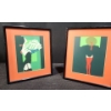 Image 1 : A Pair of Signed Clever Framed Prints by Italian Artist, Amleto Dalla Costa
