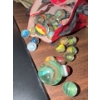 Image 6 : Vintage Marbles Food Stamps & Mystery Solder Drip Formations 7"Long
