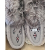 Image 1 : Moccasins w/ Bead Detail and Fur Trim: Size- Women's 10, Men's 8