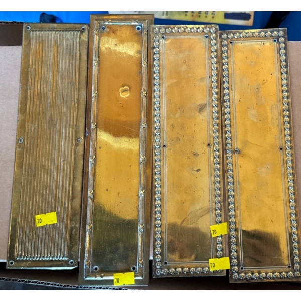 Set of Brass Finger Plates 