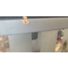 Image 3 : Sapporo Mirror w/ Frosted Stripes 28.5 X 17 (Holes in Frame as Shown From Prior Wall Attachment)