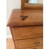 Image 2 : Bedroom Dresser w/ Mirror, Knob Needs Reattaching  - 57W, 16D, 62T 