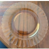 Image 6 : Amber Glass Collection Including Plates, Glasses, and Serving Dish
