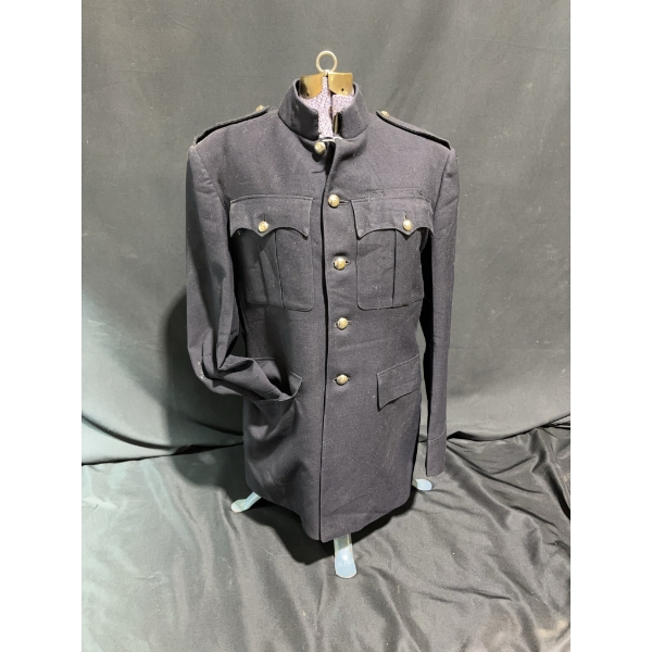 Mens Black Collar Jacket