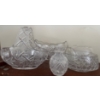 Image 1 : Crystal Collection Of Glassware & Collectibles- Basket & Bowls