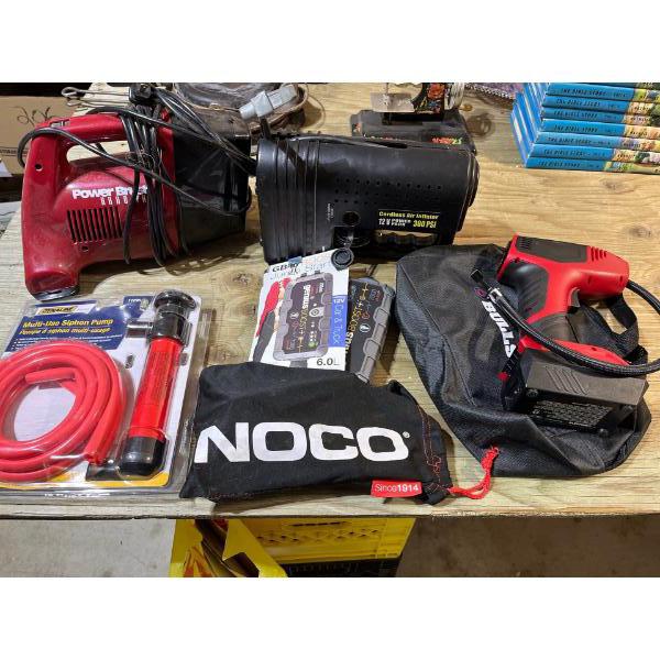 car care kit with charger, battery powered air compressor, cigarette cordless air compressor, no cod