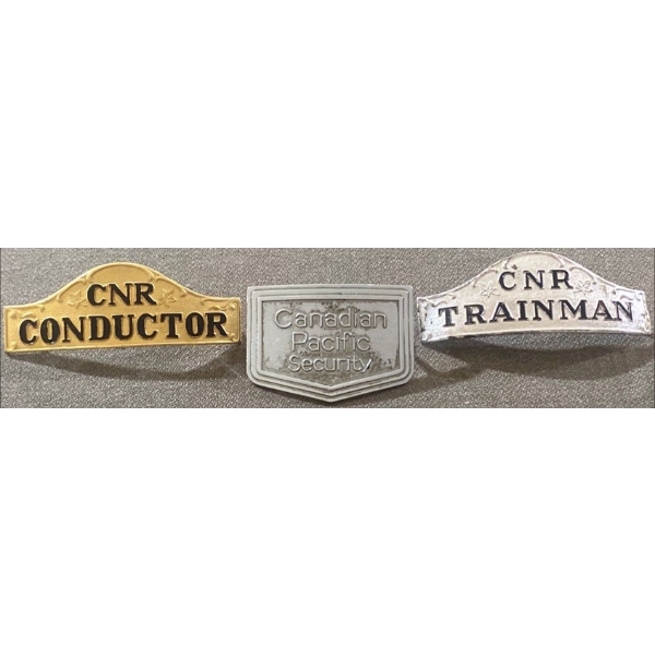 Canadian Pacific & CNR Badges