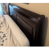Image 7 : Mahogany Queen-Sized Bed Bundle – Includes Everything Except Linens