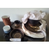 Image 1 : Denby Arabesque Dinnerware for 2 with additional pieces, Includes Ramekins