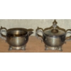 Image 2 : 4 Star Silver Plated Tea Set w/ Tray - Made In Canada