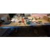 Image 4 : Large Work Table, Only Table & Contents ON Table Included (Not Around, Under, etc) - 102W, 49D, 34T