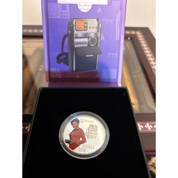 2016 $10 Star TrekTM: Uhura - Pure Silver Coin