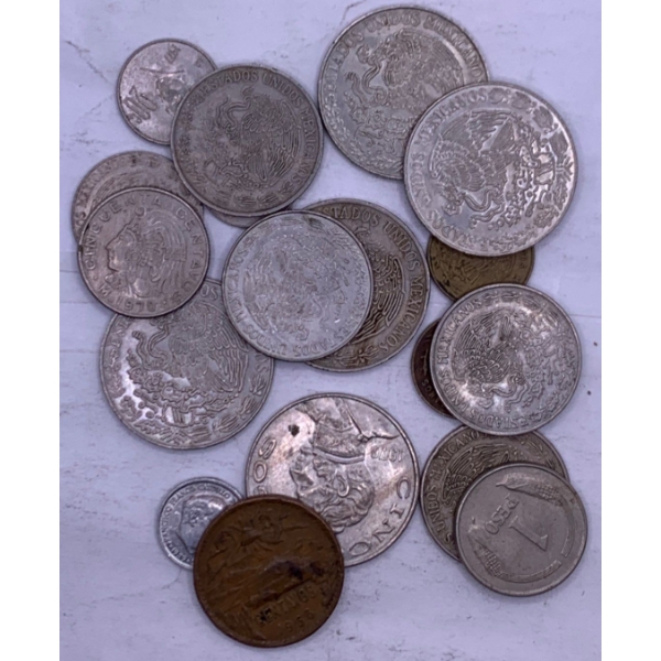 Mexican Peso Coin Collection  