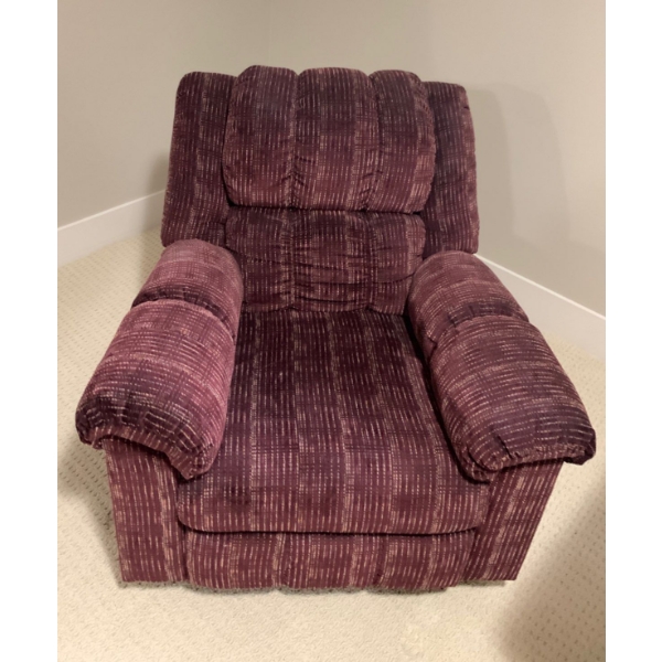 Corduroy Reclining Rocker 36x37x34