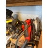 Image 9 : Entire shelf with miscellaneous power, tools, drills skill size sanders planers Lights, thousands of