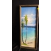 Image 2 : Trio of Beach Paintings- Two: 8 X 19 , Largest: 19 X 15, Framed Under Glass