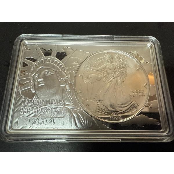 1997 3 Troy Ounce USA Special Limited Anniversary Coin & Bar United States Mint 5000 Mintage