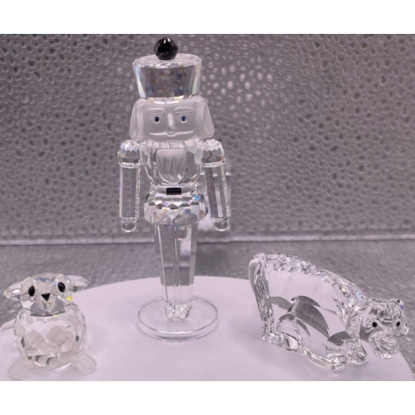 Swarovski Crystal Nut Cracker, Tiger, Mouse