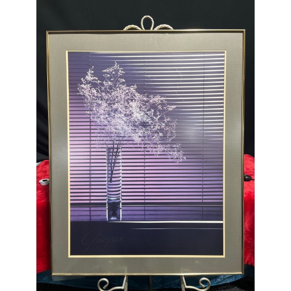 Babys Breath in a Vase Print, 24Wx32H