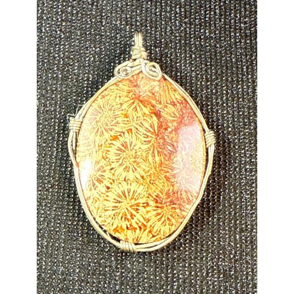 Fossil Coral Pendant