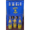 Image 1 : Happy Pop Glass Bottles With Original Blue Plastic Crate (12)