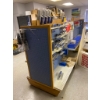 Image 2 : Double-Sided Retail Display Shelving Unit with Pegboard Sides