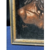 Image 2 : Martinus Velvet Portrait Painting 8.5Wx11.5H