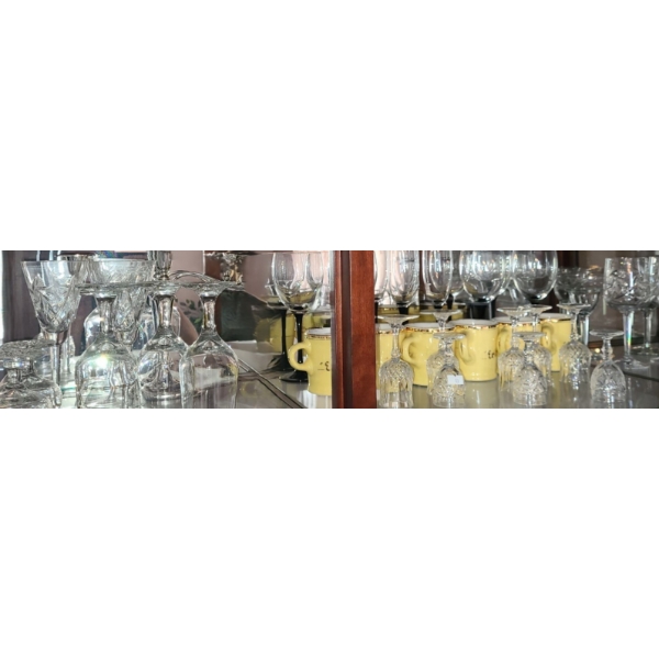 Assorted Barware as Shown (Yellow Mugs) 