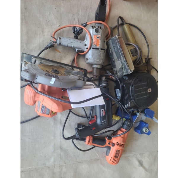 B&D 7250 Drill and Saw, Jobmate Impact Drill, Honeywell Spaceheater HZ1350-C and More!