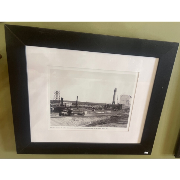 Glen Bow Archive Museum PA-3672-5 Construction at Great Canadian Oilsands Plant 1967  30 x 25